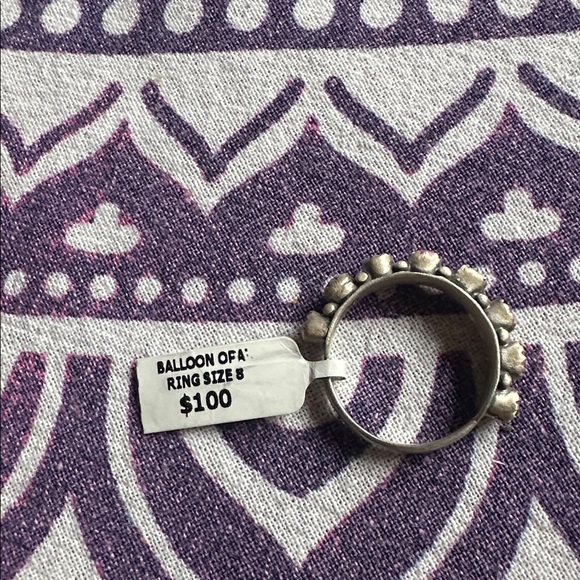 Pink Balloon Opal-Style Eternity Band size 8 - Picture 3 of 3